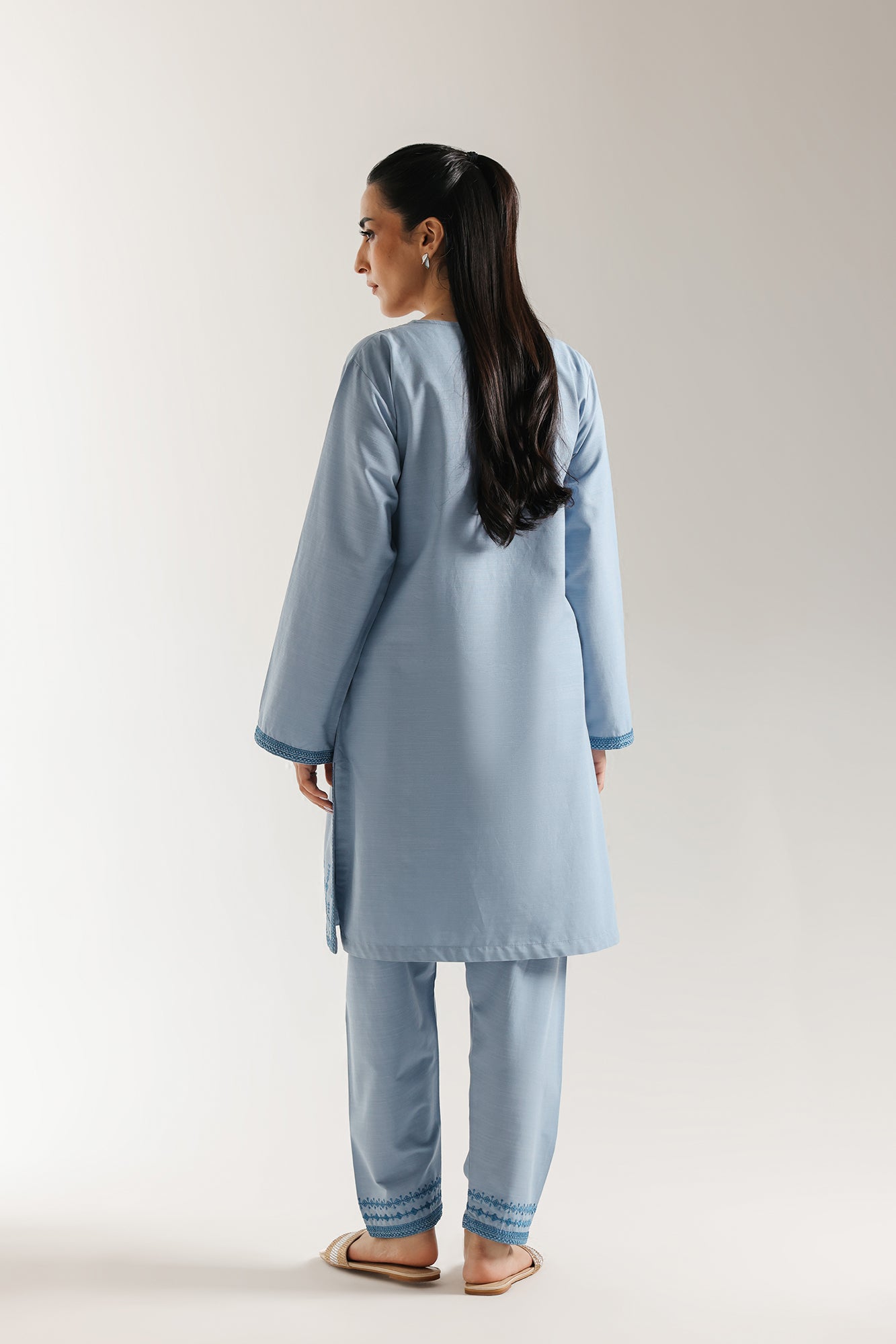 EMBROIDERED SUIT (E7034/102/609) - Image 4