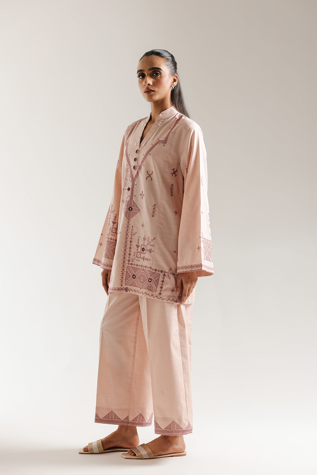 EMBROIDERED SUIT (E7039/102/330) - Image 2