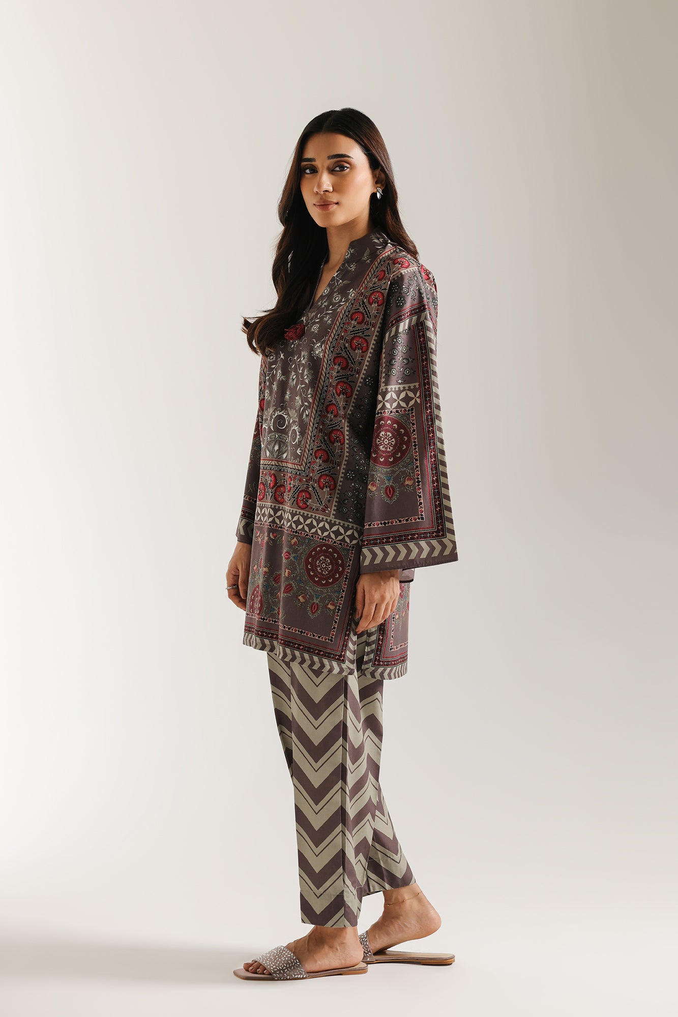 PRINTED SUIT (E7124/102/403)