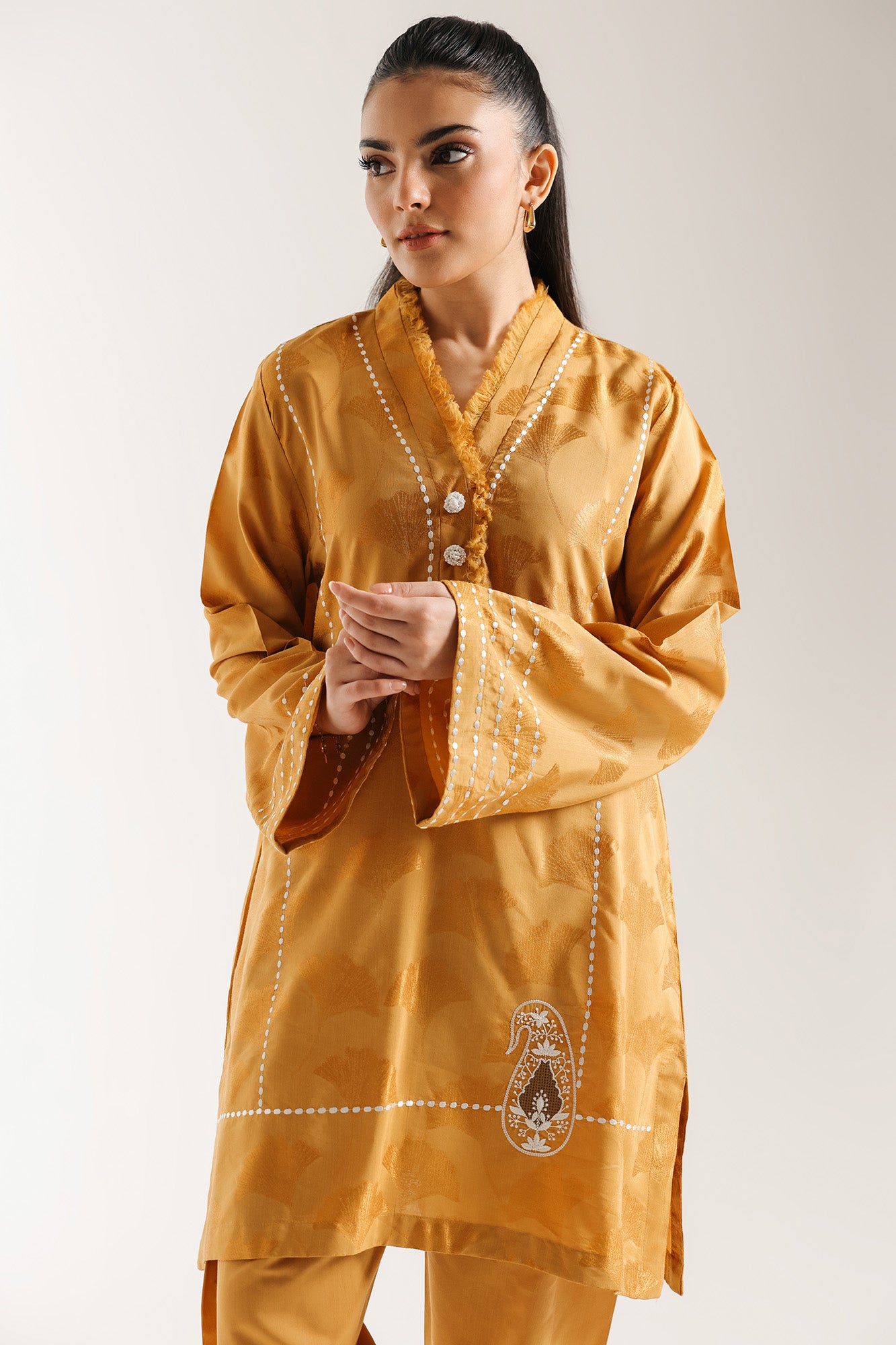 EMBROIDERED SUIT (E7256/102/219) - Image 4