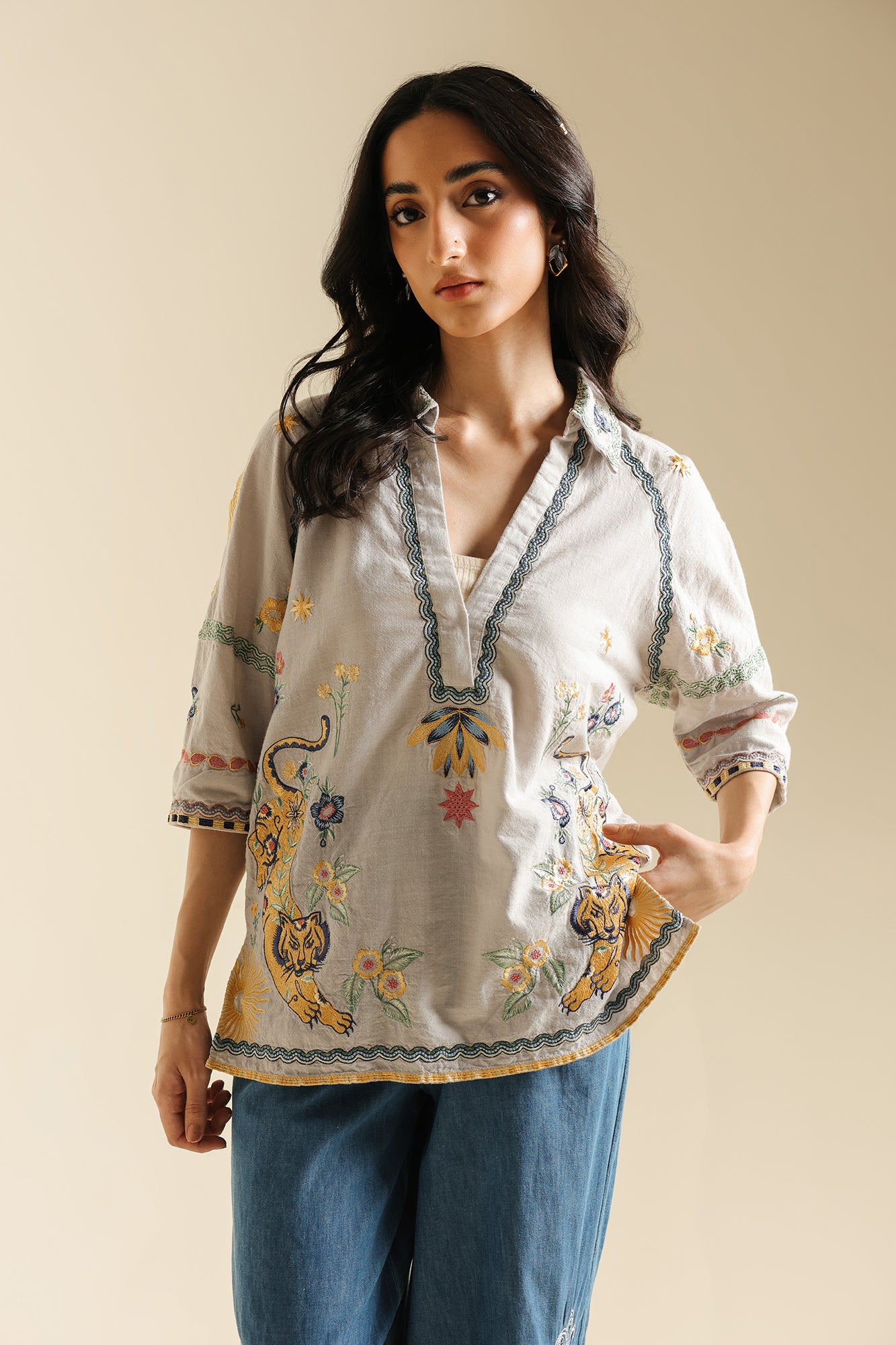 EMBROIDERED TOP (S3E119/912/0430) - Image 5