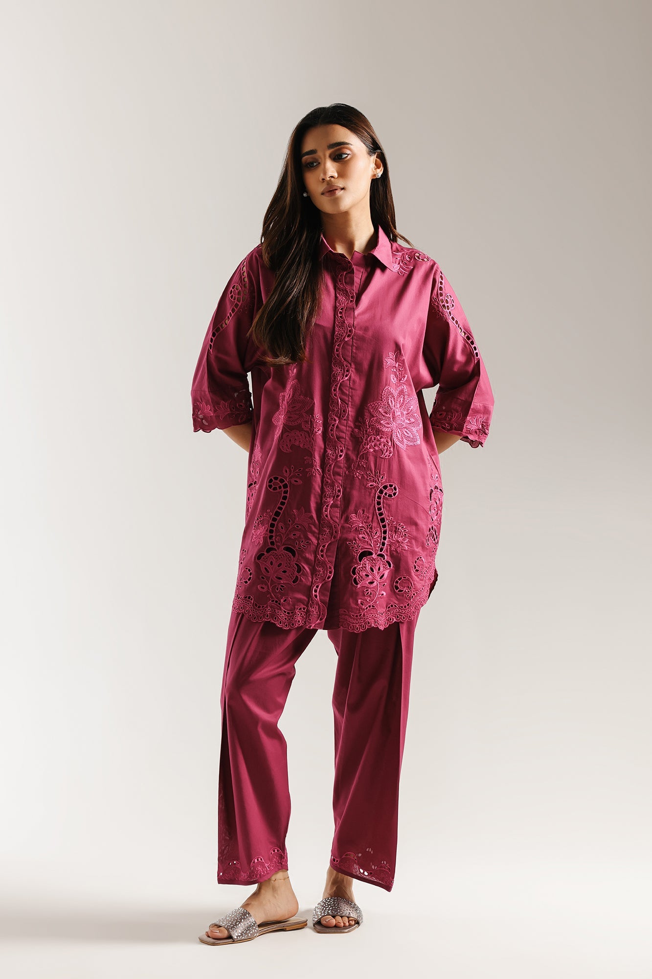 EMBROIDERED SUIT (S9E6546/102/521)